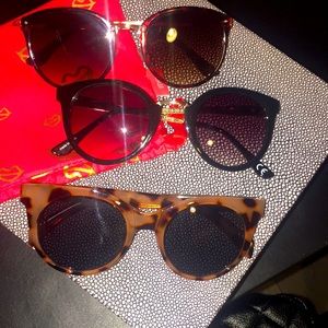 Set of 3 Fashion Sunglasses